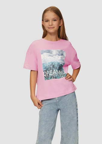 T-Shirt s.Oliver en rose : devant