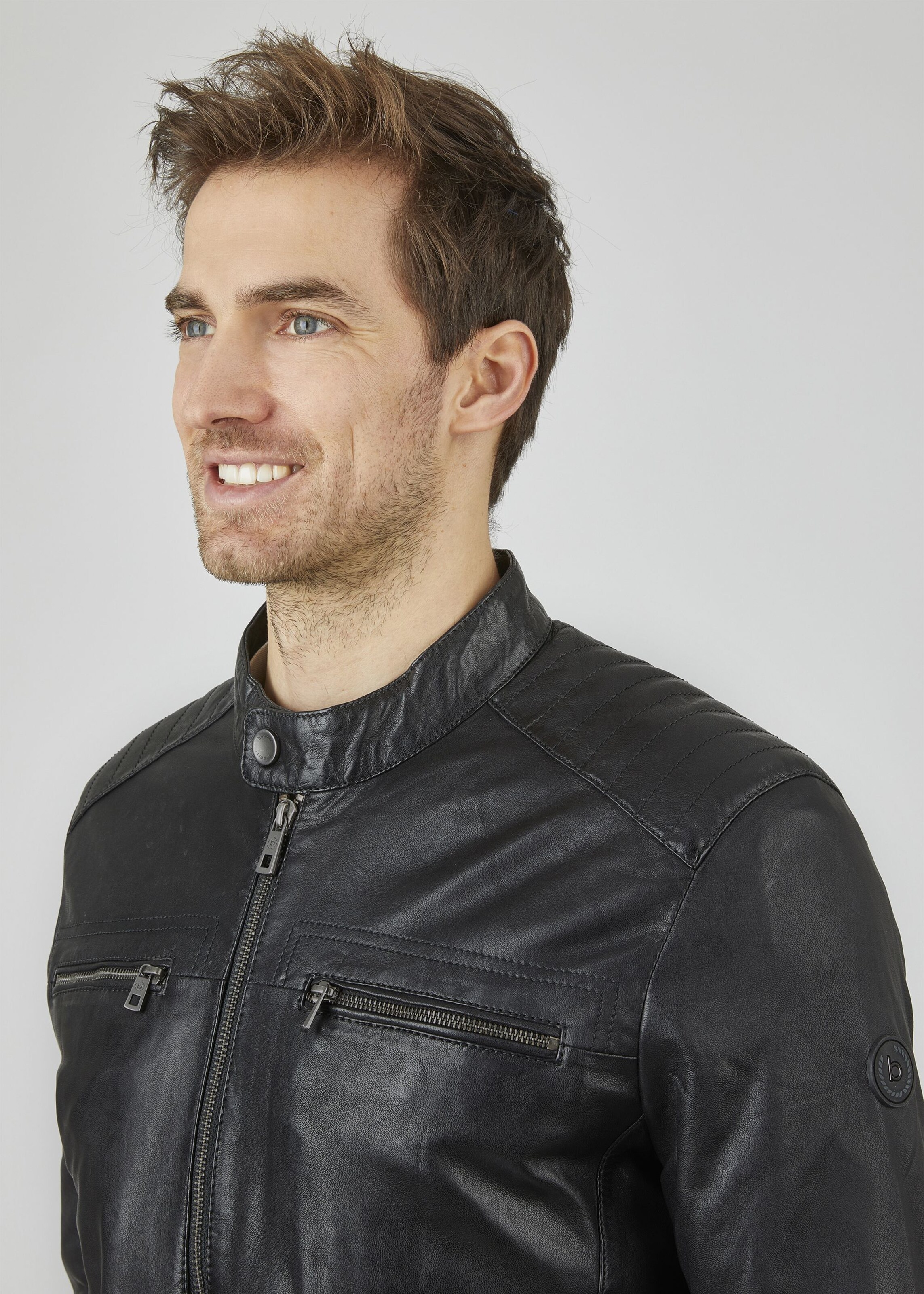 bugatti Between Season Jacket in Black ABOUT YOU