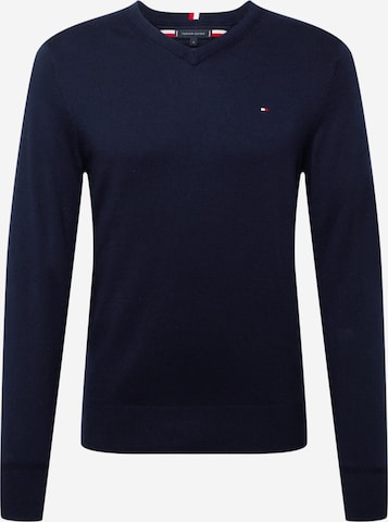 TOMMY HILFIGER Sweater 'Pima' in Blue: front