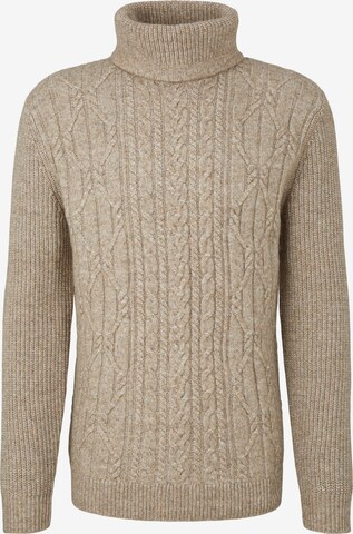 TOM TAILOR Sweater in Beige: front