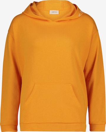 Cartoon Sweatshirt in Orange: front