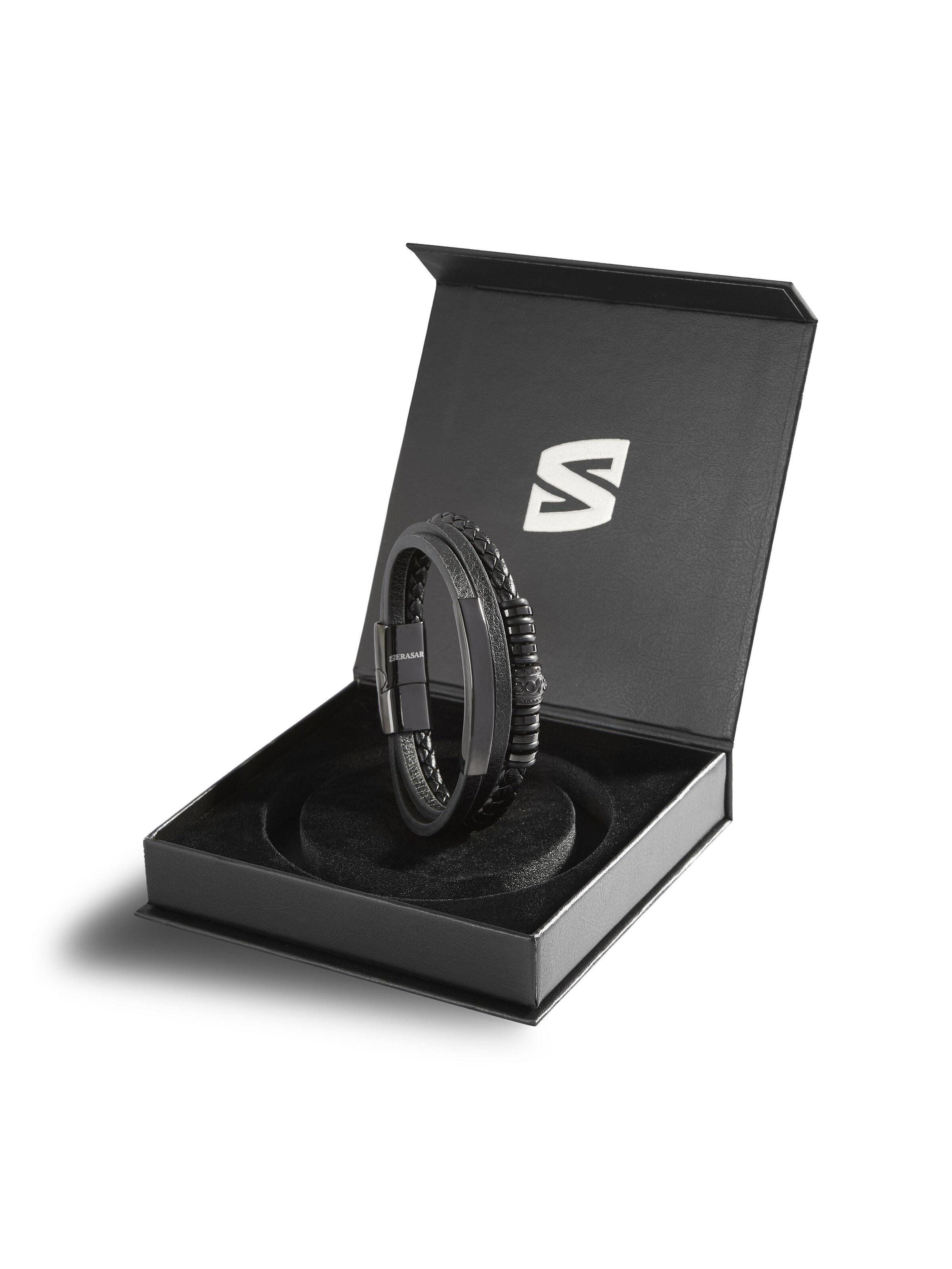 Bracelet 'Shine' SERASAR en noir