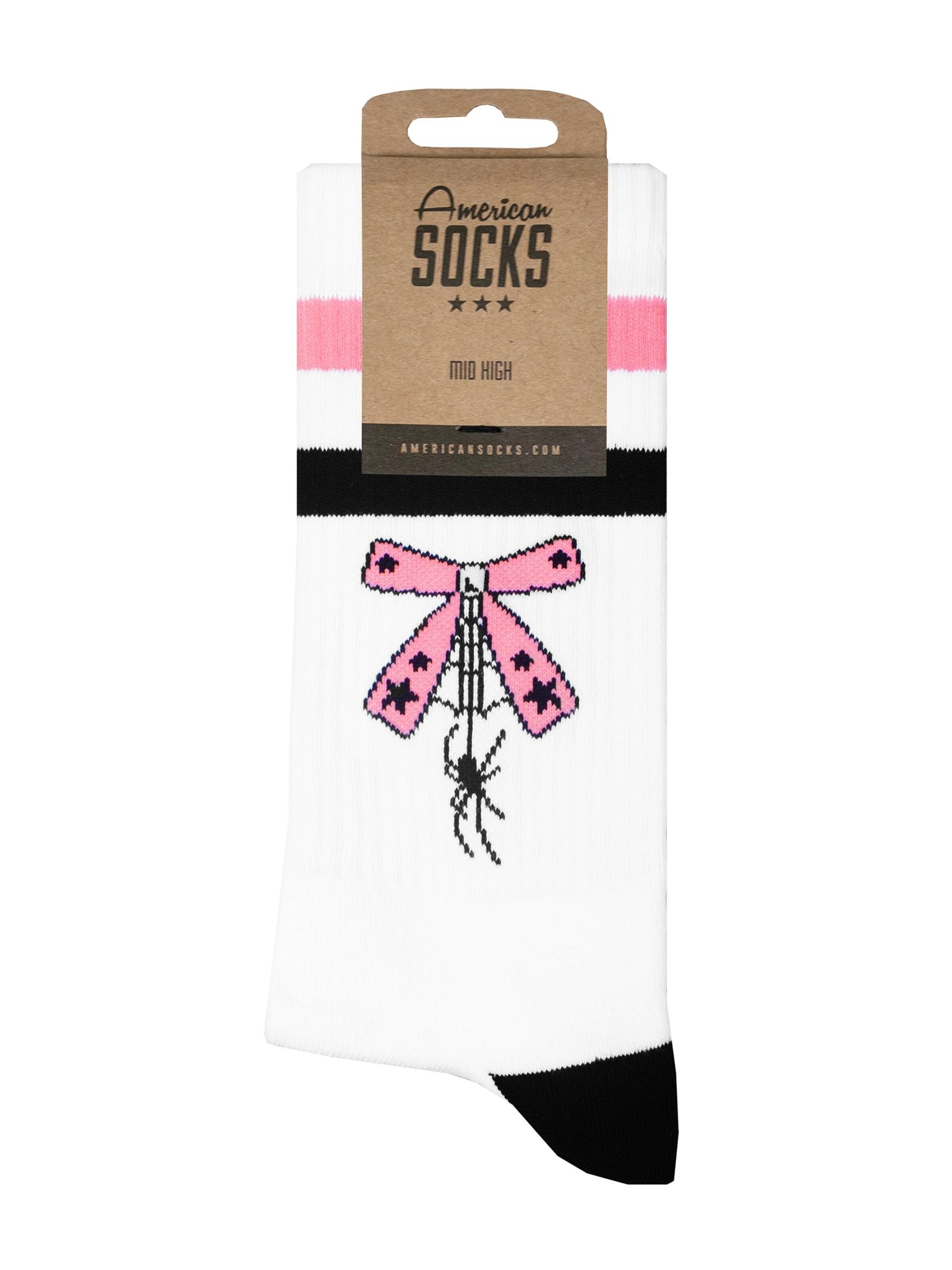American Socks - Calcetines 'Garter' en blanco