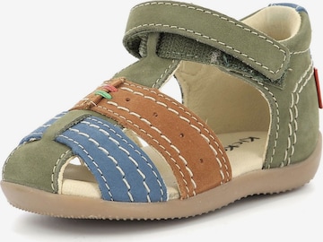 Kickers Sandals & Slippers in Green: front