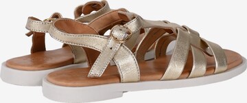 Apple of Eden Strap Sandals in Beige