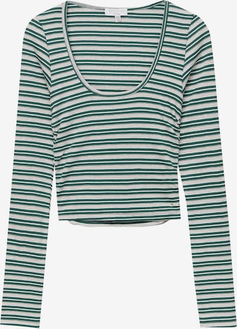 Pull&Bear Shirt in Green: front