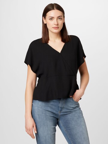 Camicia da donna 'Monique' di ABOUT YOU Curvy in nero: frontale