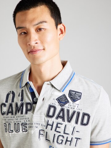 CAMP DAVID Poloshirt 'Heli Flight' in Grau