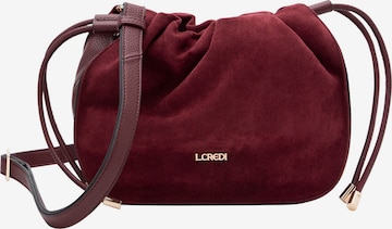 Sac à bandoulière 'Pheline' L.CREDI en rouge : devant