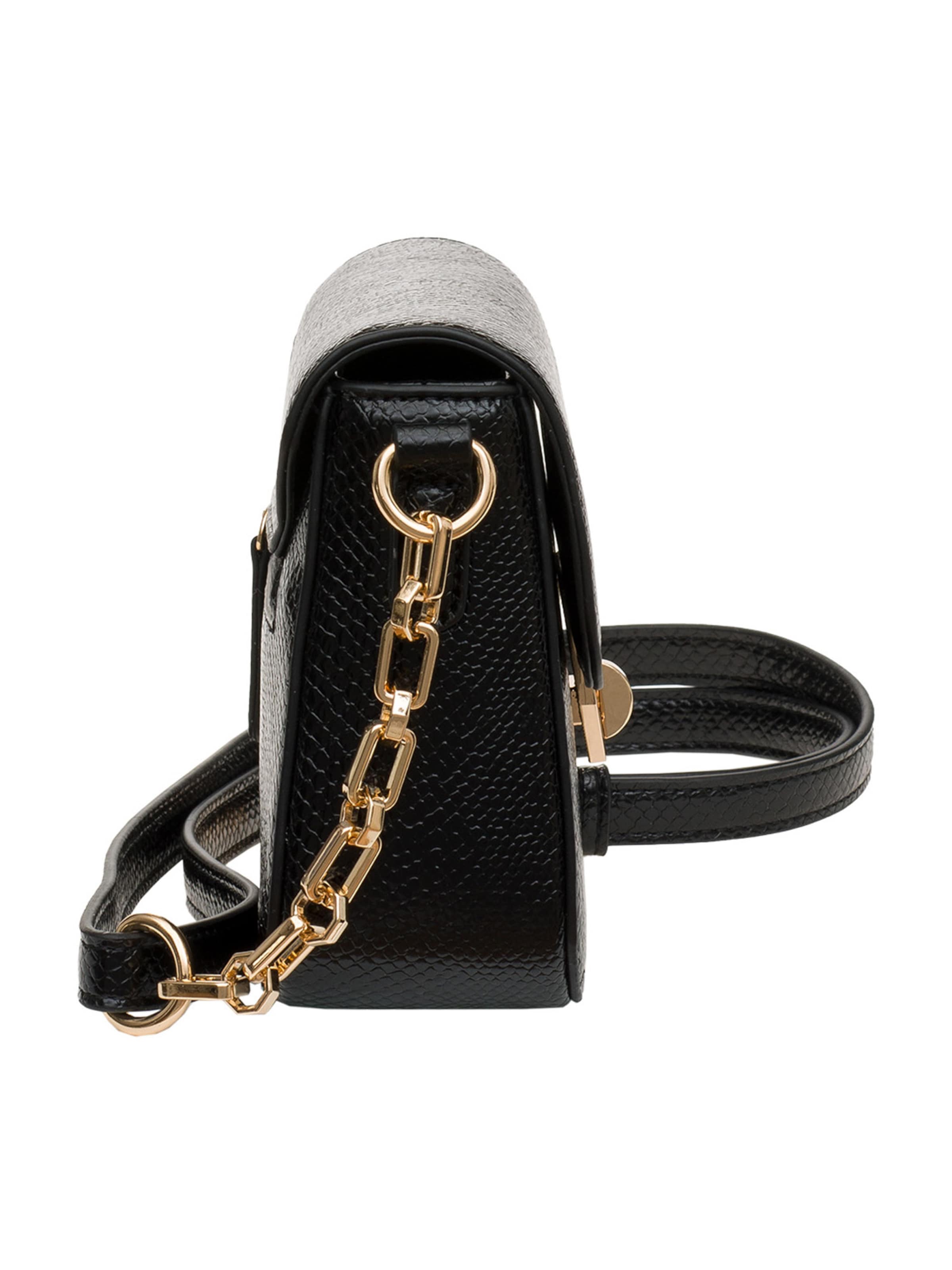 L.CREDI Taška cez rameno 'Peja' - Čierna