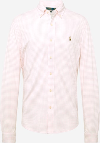 Polo Ralph Lauren Regular fit Overhemd in Roze: voorkant