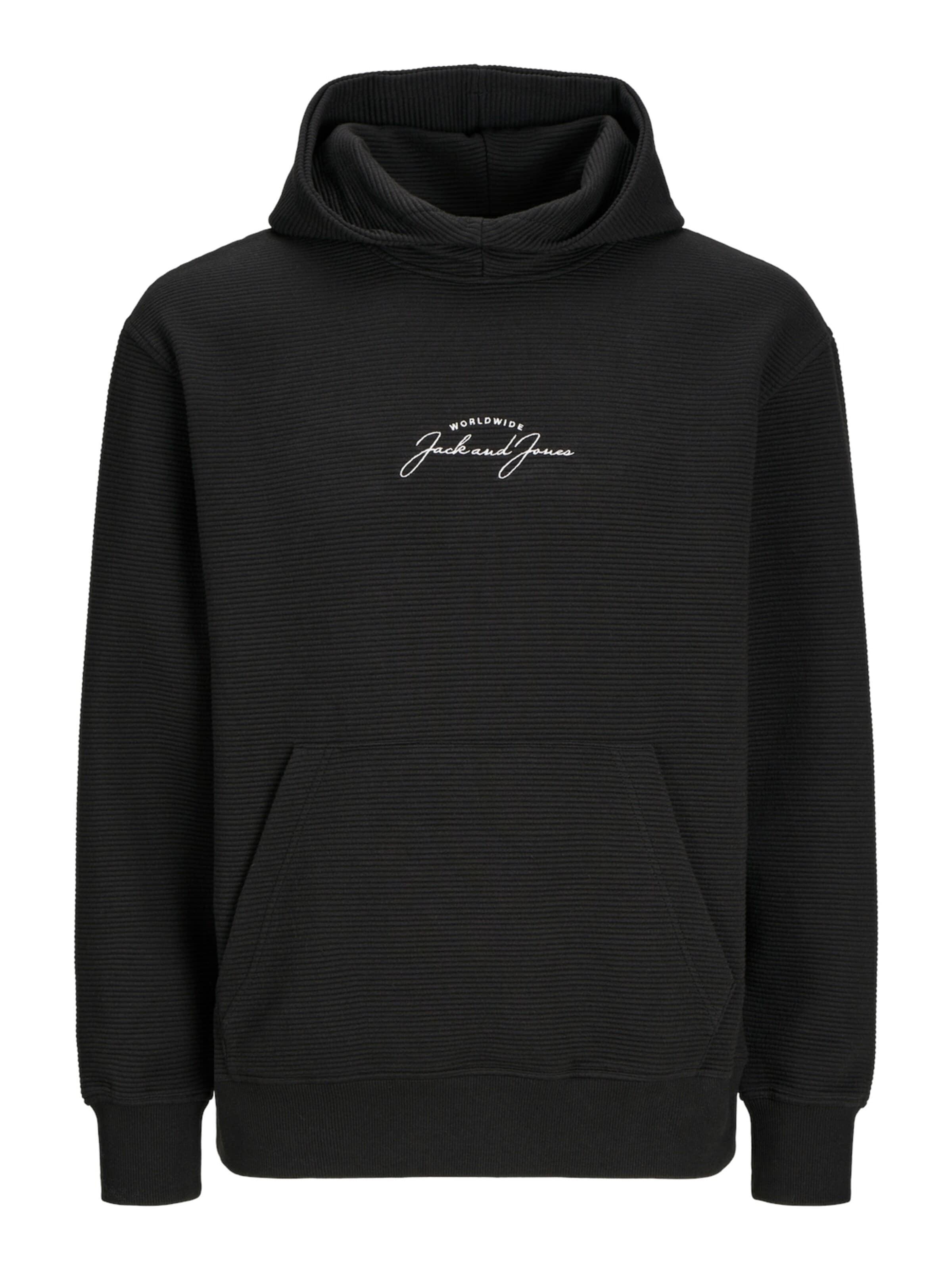 JACK & JONES Sweatshirt in Black: front
