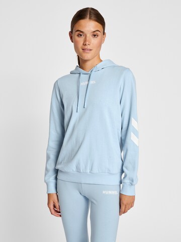 Hummel - Sweatshirt de desporto 'Legacy' em azul: frente