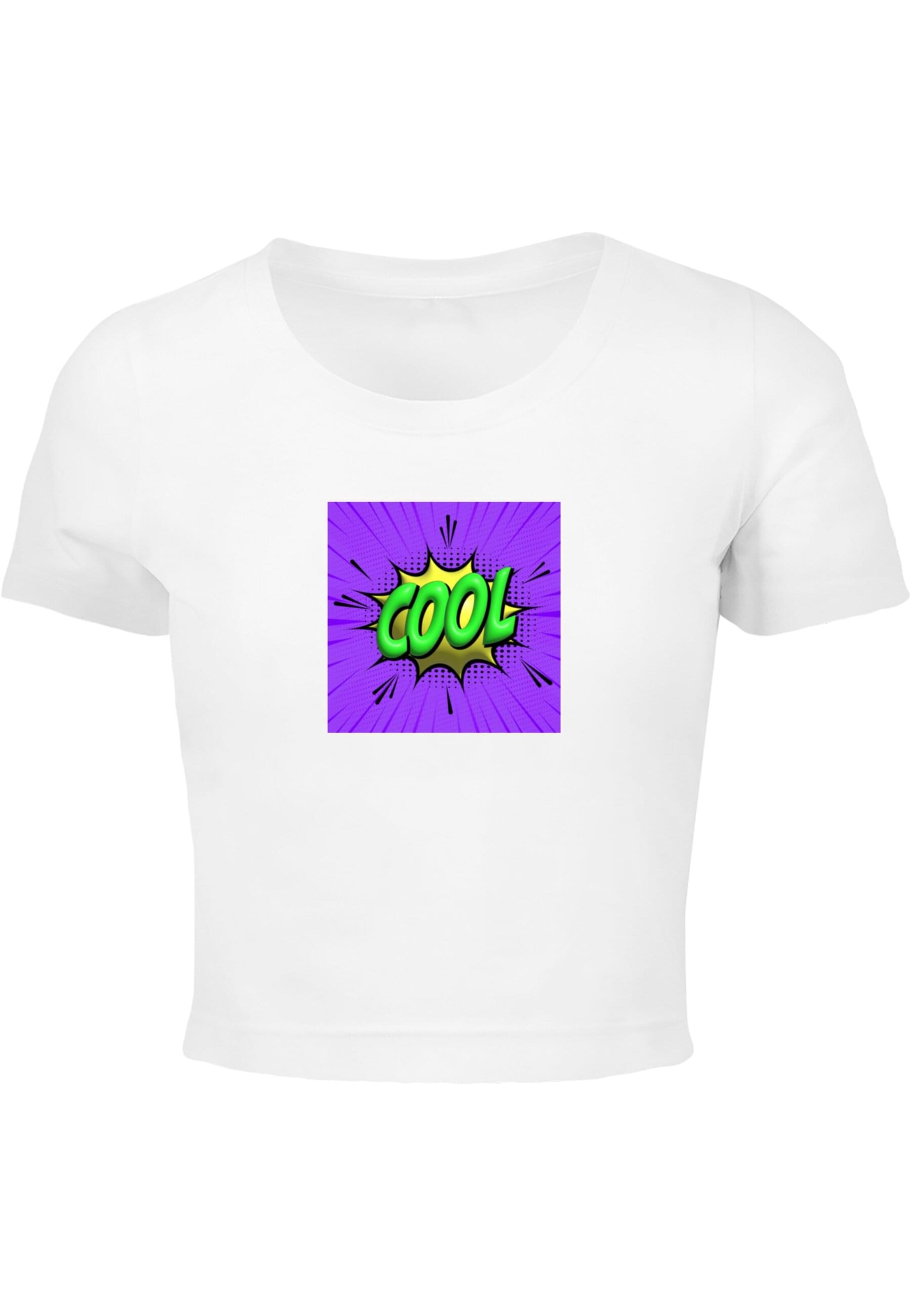 T-shirt 'Cool Comic' Merchcode en blanc : devant