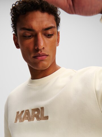 Karl Lagerfeld Sweatshirt 'Art Deco' in Beige