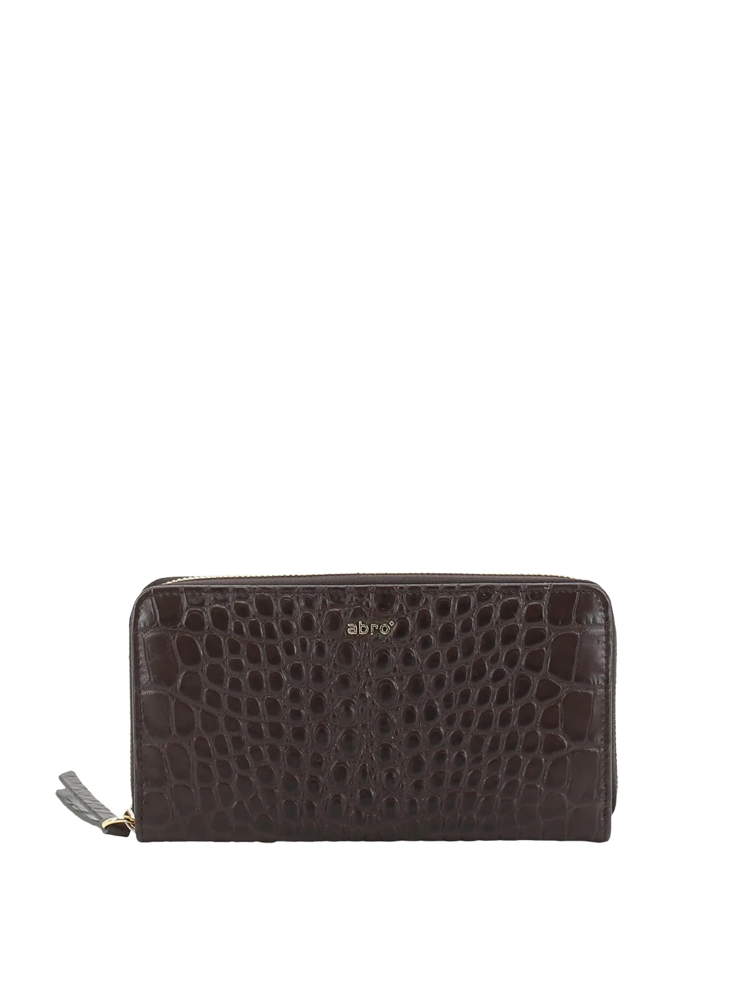 ABRO Wallet 'Geldbörse' in Brown: front