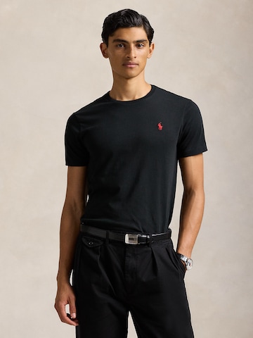 Coupe slim T-Shirt Polo Ralph Lauren en noir : devant