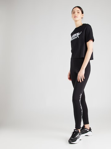 Reebok Skinny Spodnie sportowe 'Rie' w kolorze czarny
