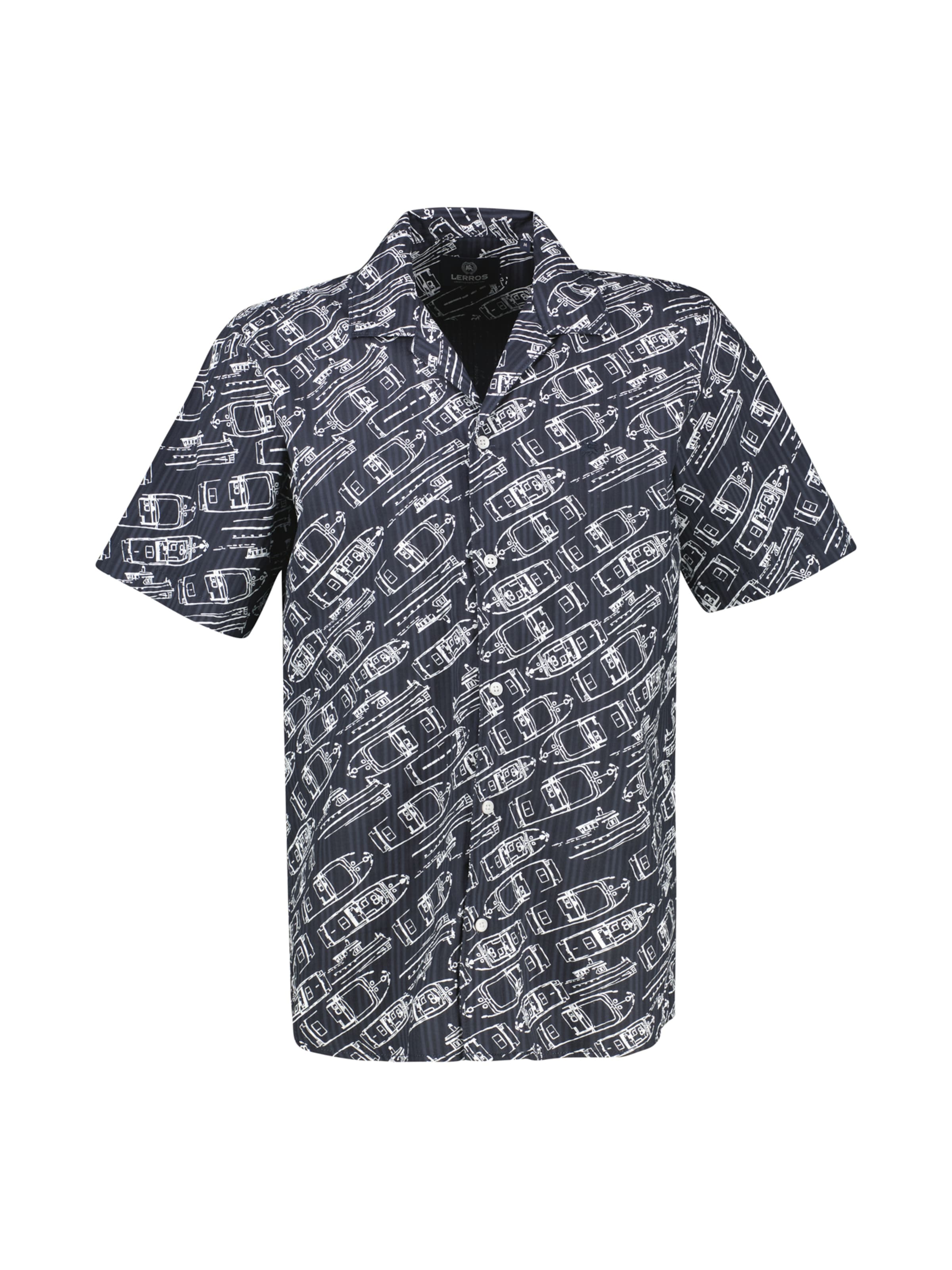 LERROS Regular fit Overhemd in Blauw: voorkant