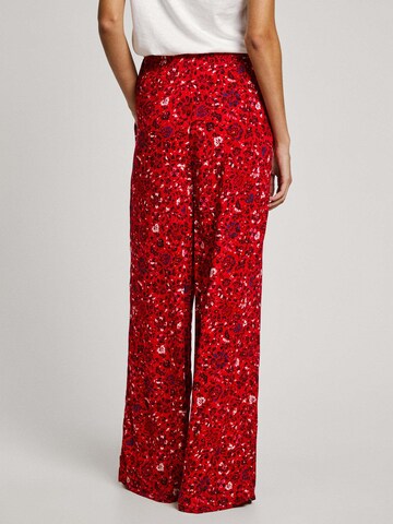 Wide Leg Pantalon 'Chastity' Pepe Jeans en rouge