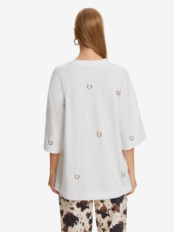 T-shirt oversize NOCTURNE en blanc