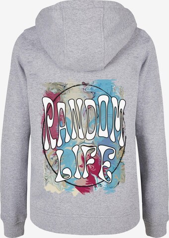 Merchcode Sweatshirt 'Random Life' in Grijs
