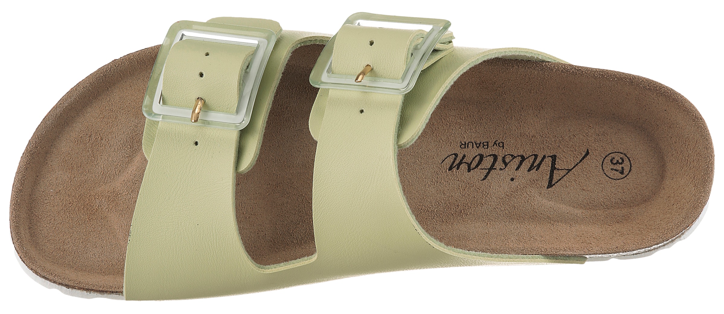 Aniston Mules in Green