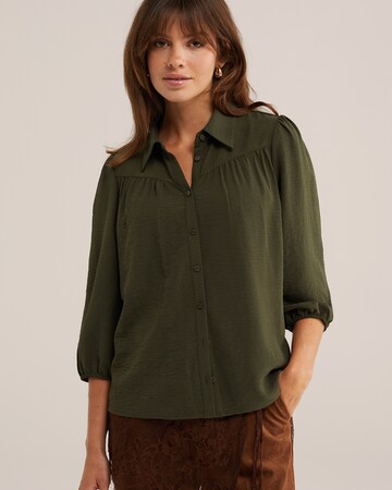 Camicia da donna di WE Fashion in verde: frontale