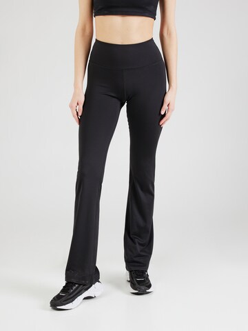 Bootcut Pantalon de sport 'ID TRAIN' Reebok en noir : devant