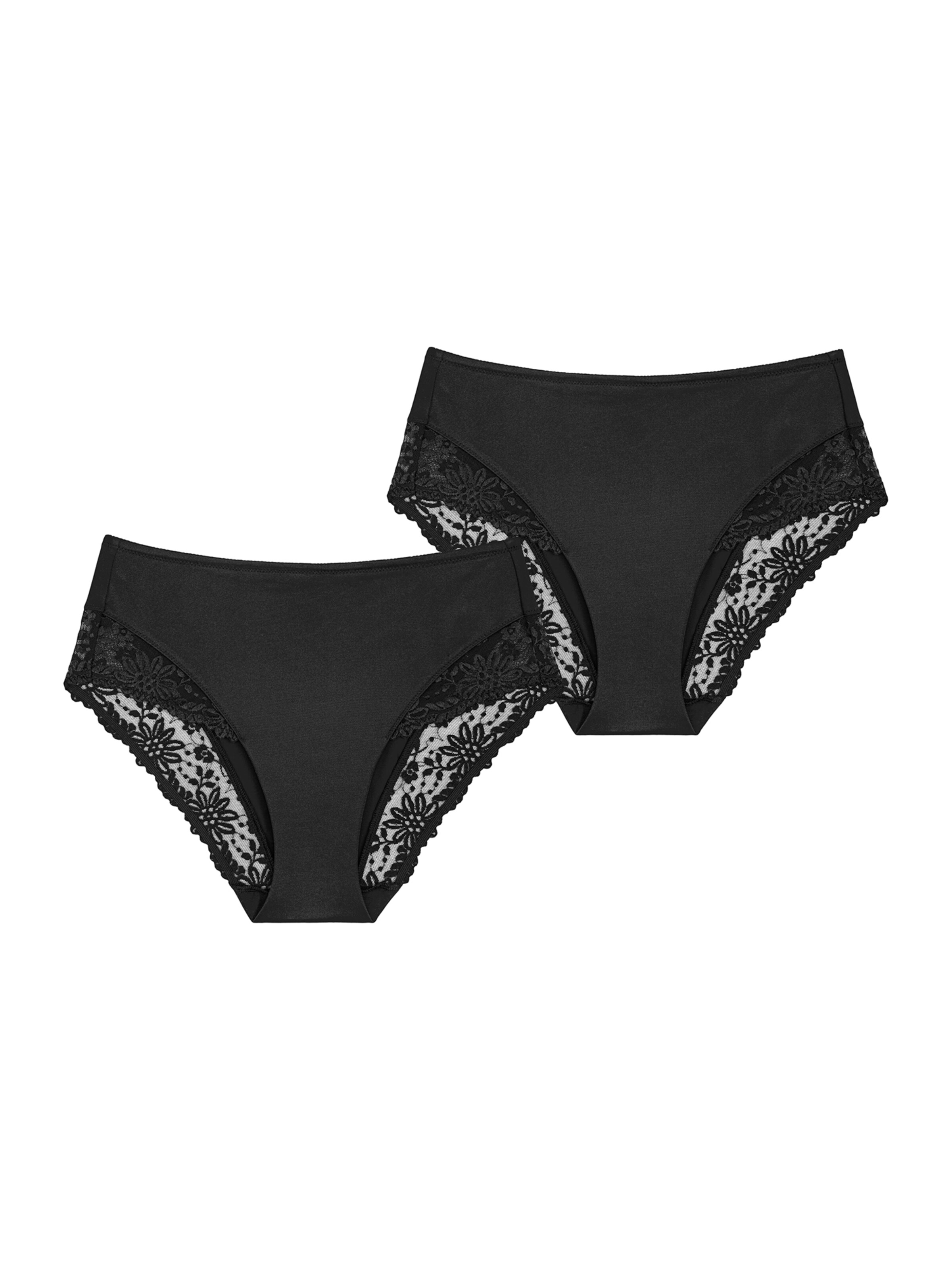 TRIUMPH Maxislip ' Ladyform Soft ' in Schwarz: Vorderseite