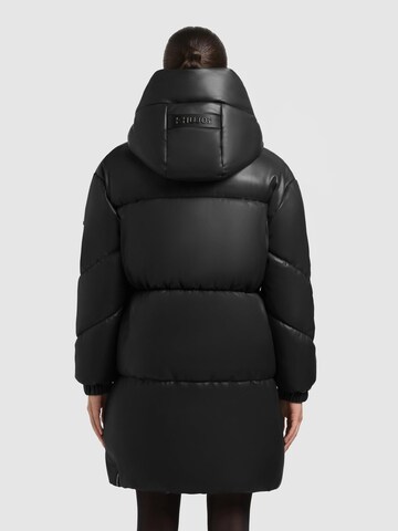 khujo Wintermantel 'Lorsa' in Schwarz