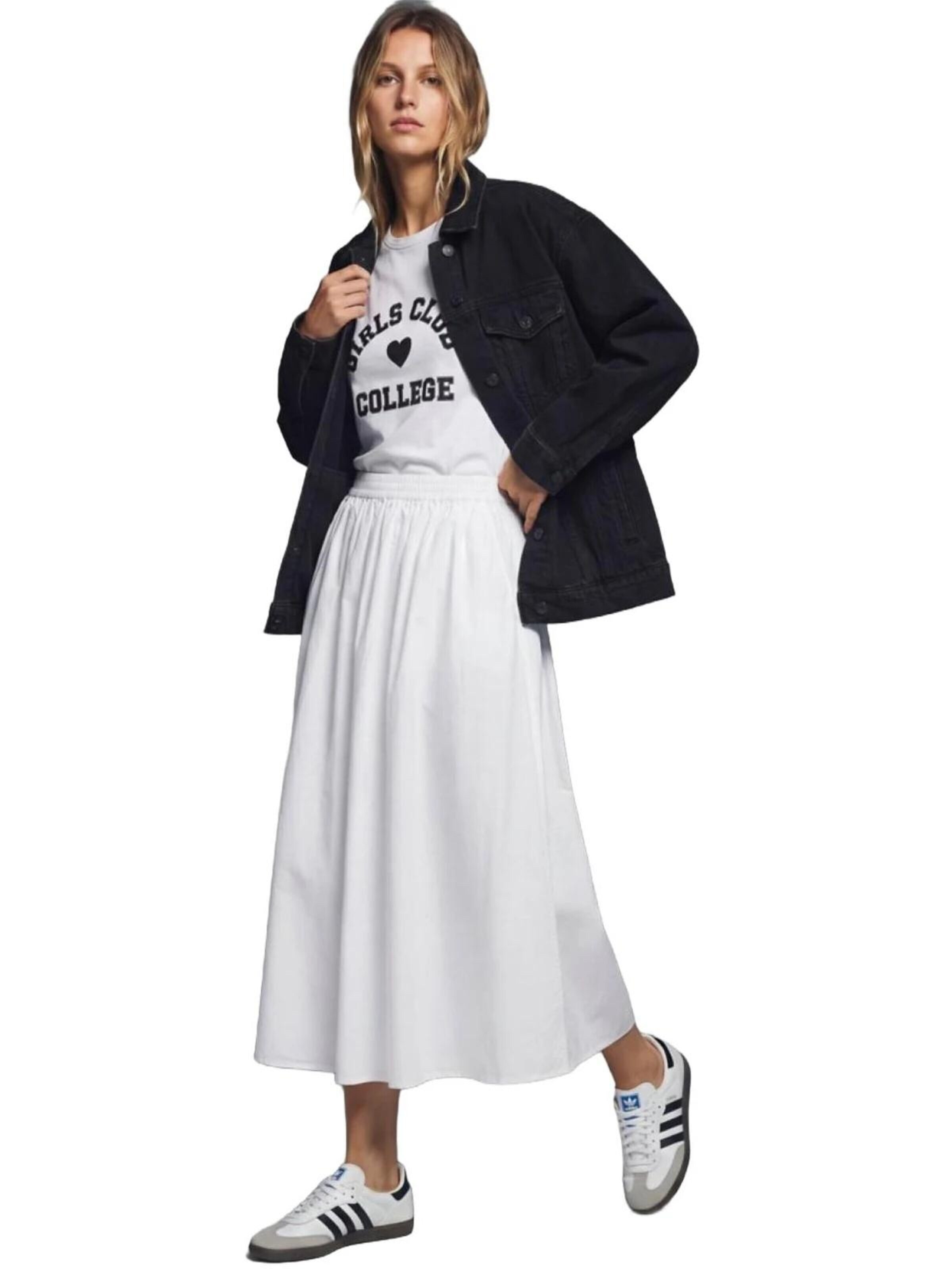 LTB Jeans Rok 'Maxi Skirt' in Wit
