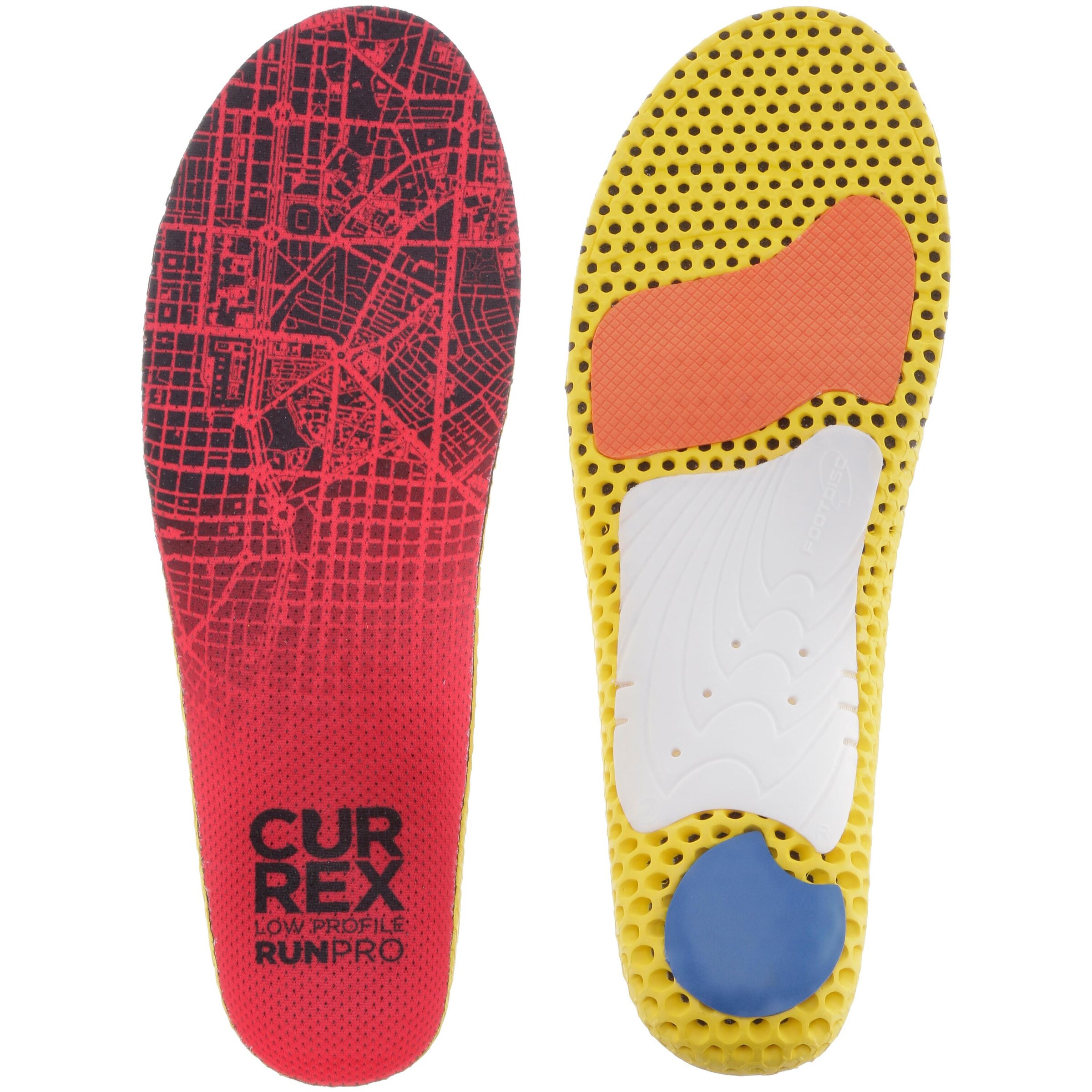 currexSole Athletic Shoes Accessories 'Runpro Low' in Red: front