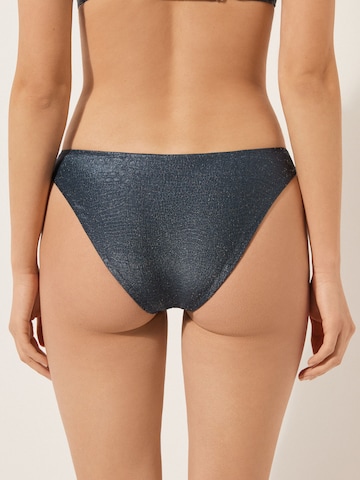 CALZEDONIA Bikini Bottoms 'Glowing Python' in Blue