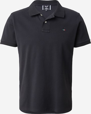 19V69 ITALIA Тениска 'Emilio' в черно: отпред