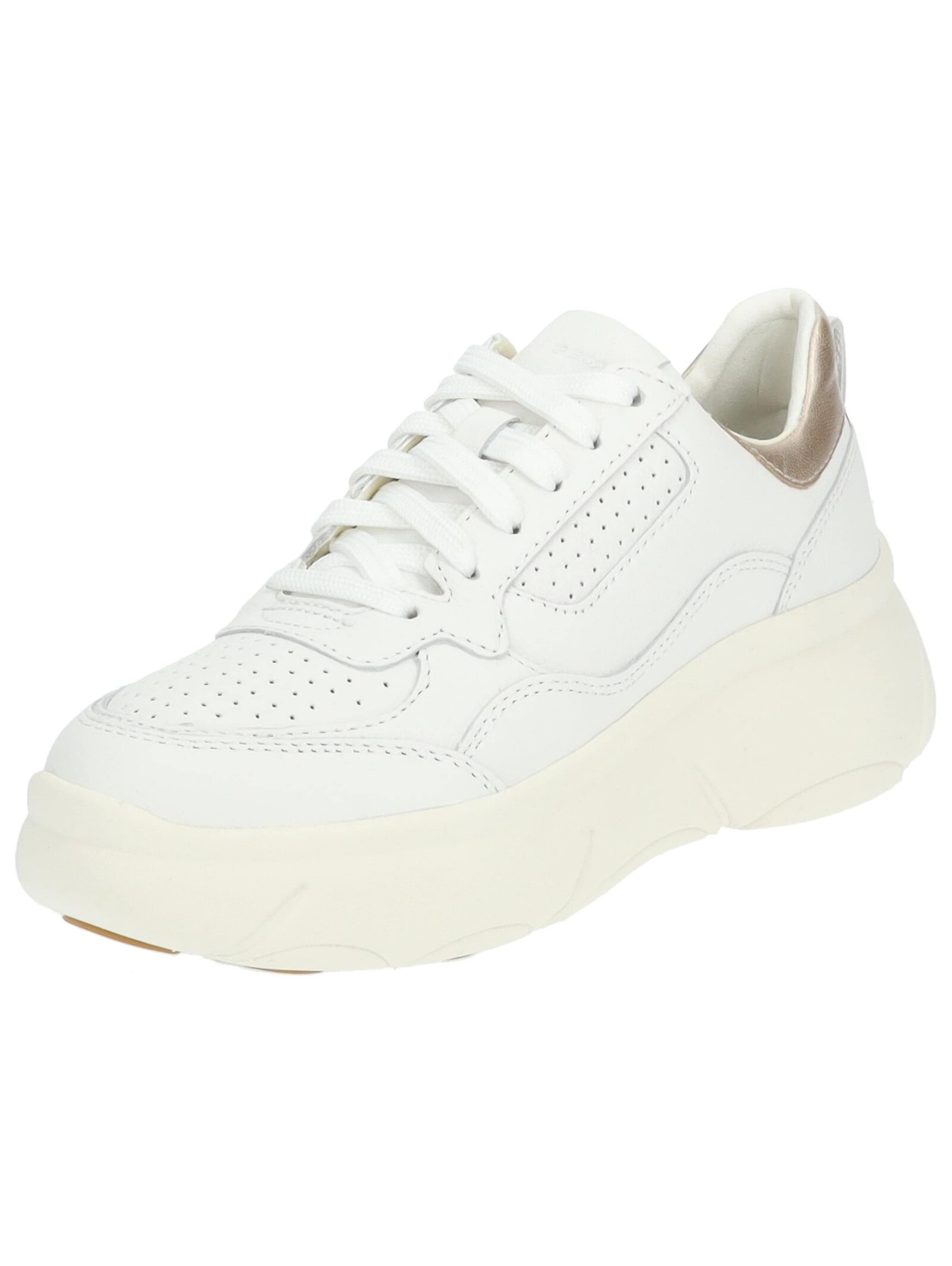 GEOX Sneakers laag in Wit: voorkant