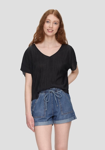 Maglietta di QS in nero: frontale