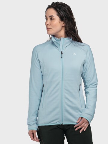 Schöffel Functionele fleece jas 'Style Cascata' in Blauw: voorkant