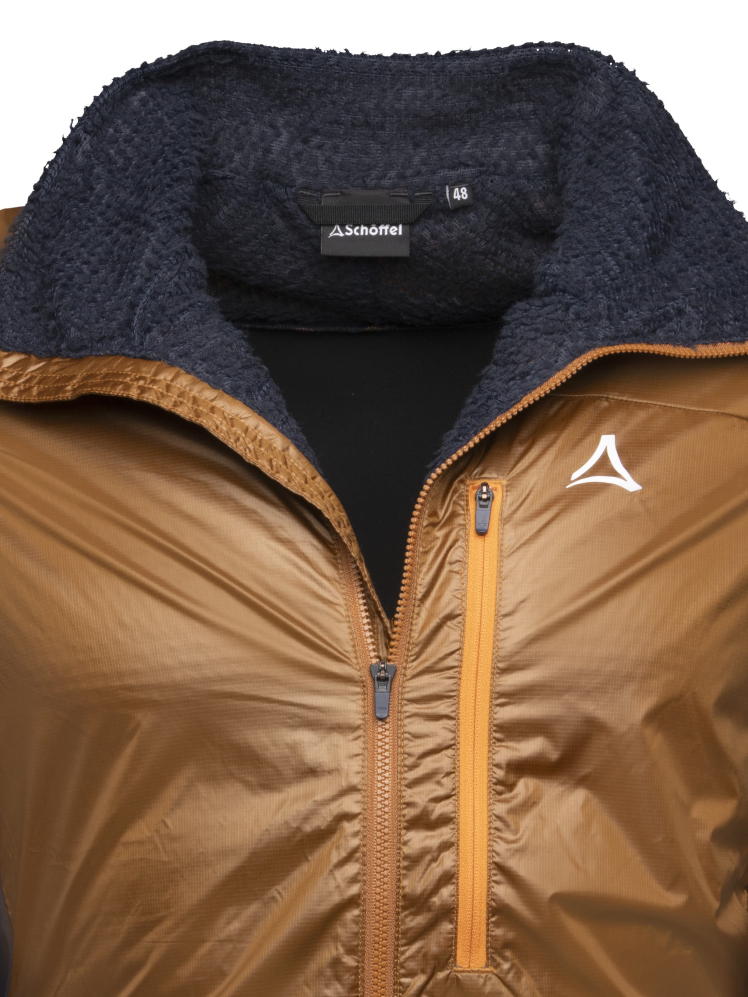 Giacca di pile funzionale 'Rugna' di Schöffel in arancione