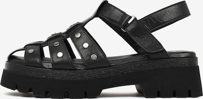 Sandale pe 36 Derimod pe negru, Vizualizare produs