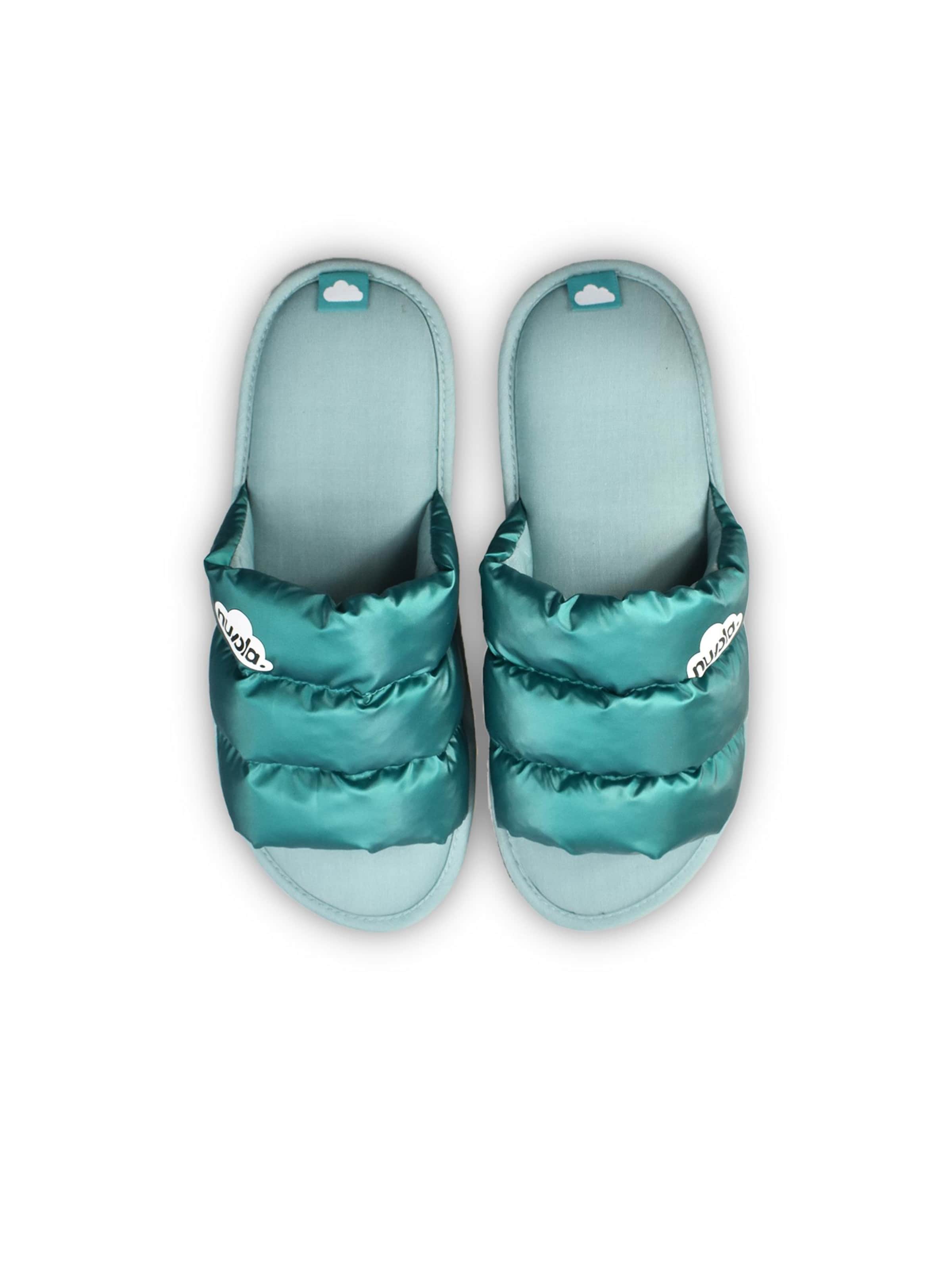 Nuvola. - Zapatillas de casa 'Zueco Spring' en verde