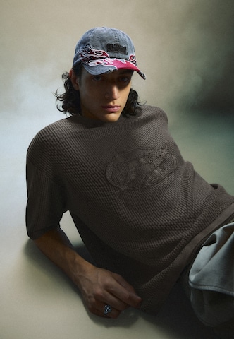 Bershka Тениска в сиво