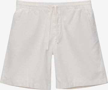 Pull&Bear Loosefit Shorts in Weiß: predná strana