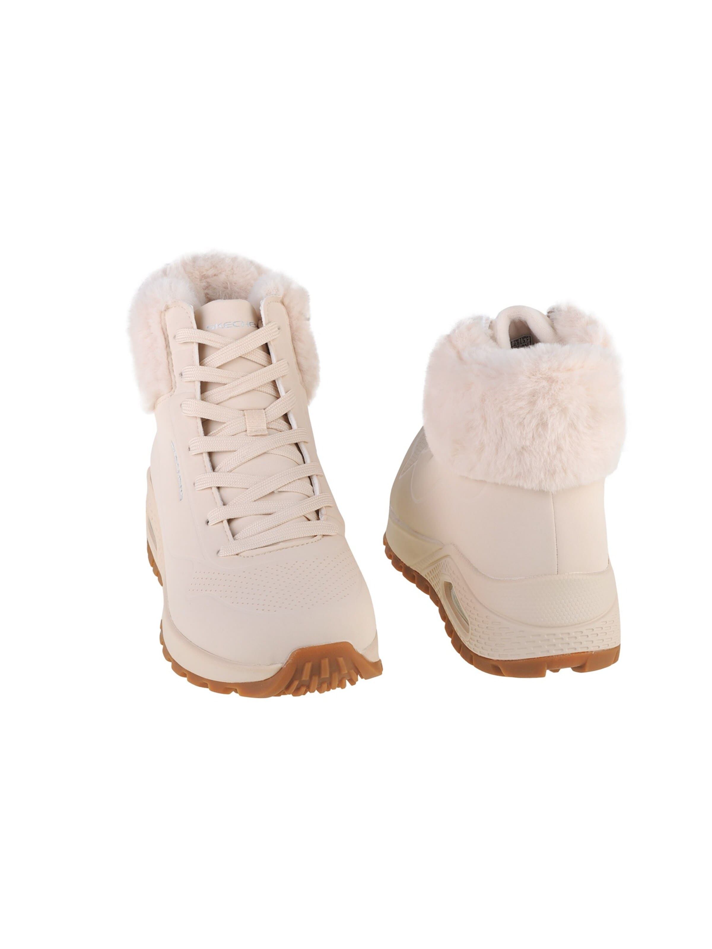 SKECHERS Veterlaarsjes 'Uno Rugged - Fall Air' in Beige