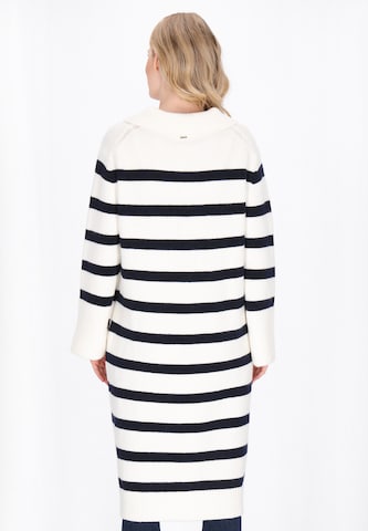 DreiMaster Maritim Gebreid vest in Wit