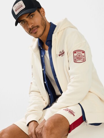 FC BAYERN MÜNCHEN Zip-Up Hoodie München in Weiß