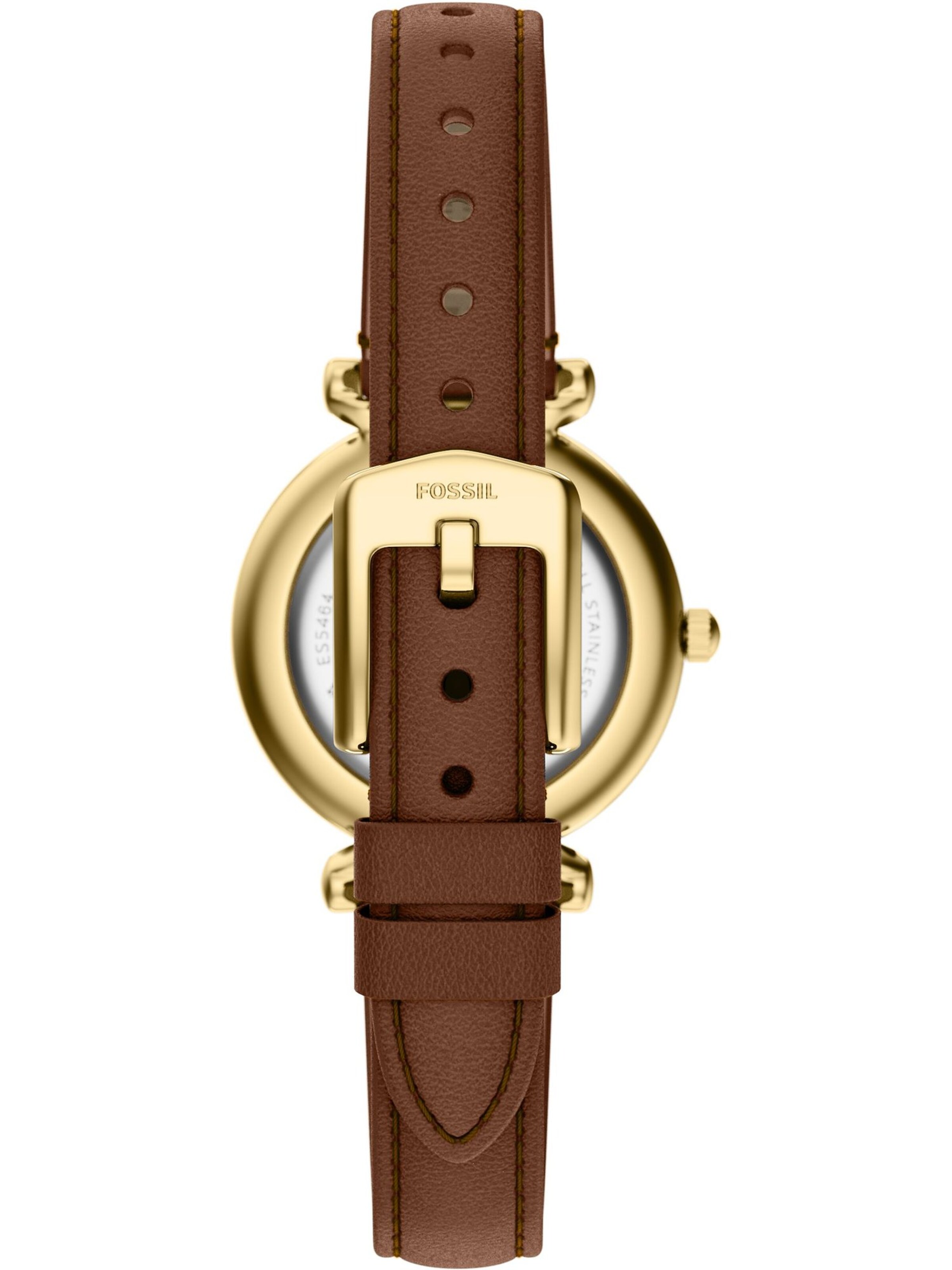 FOSSIL Analoguhr in Braun