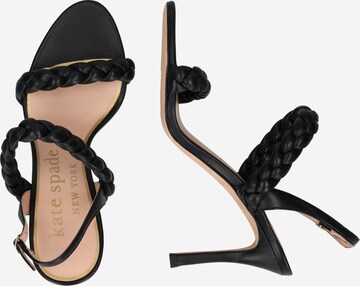 Sandale cu baretă 'SAFFRON' de la Kate Spade pe negru