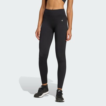 ADIDAS PERFORMANCESkinny Sportske hlače 'Essentials' - crna boja: prednji dio