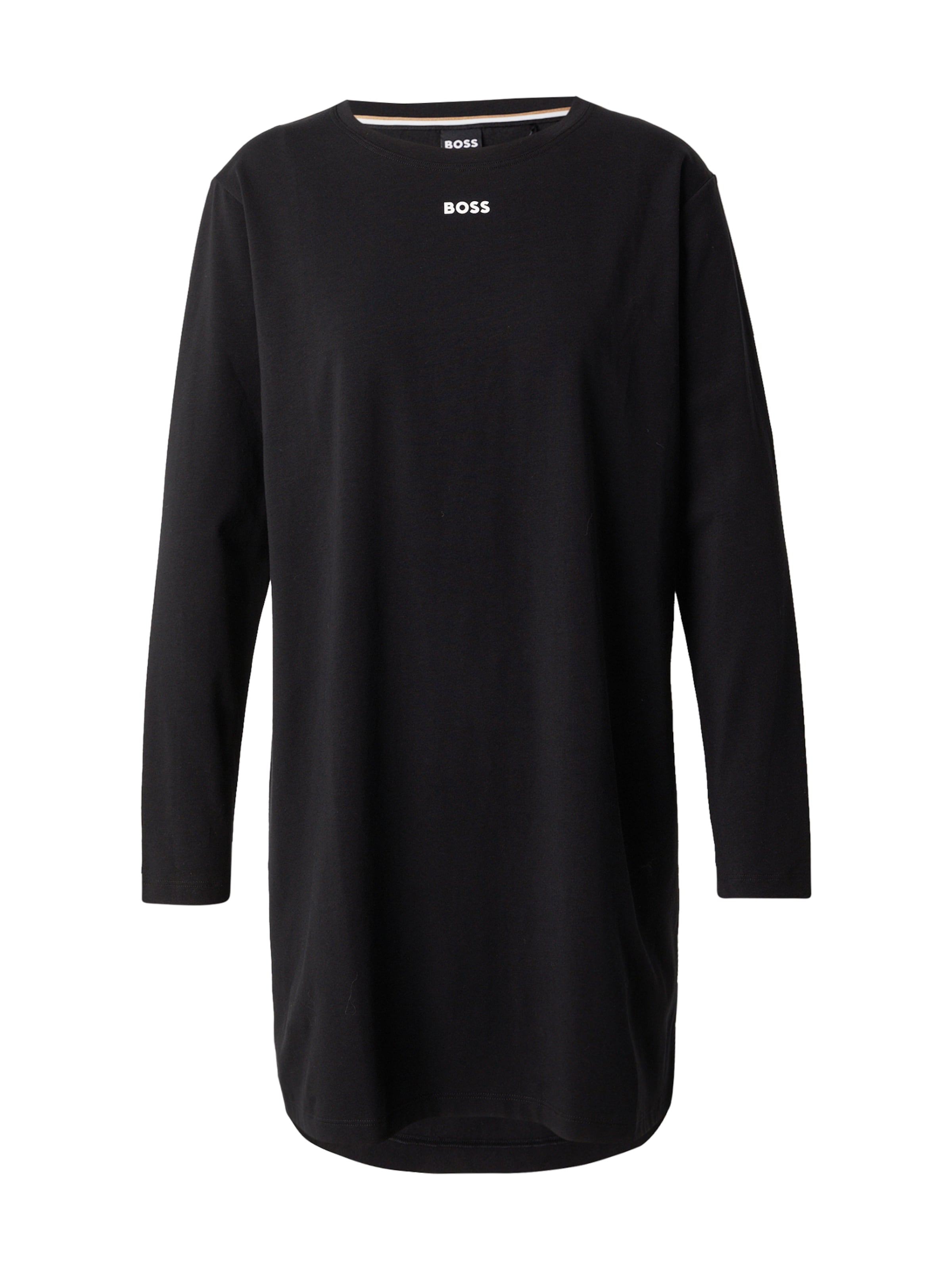 Chemise de nuit BOSS en noir : devant